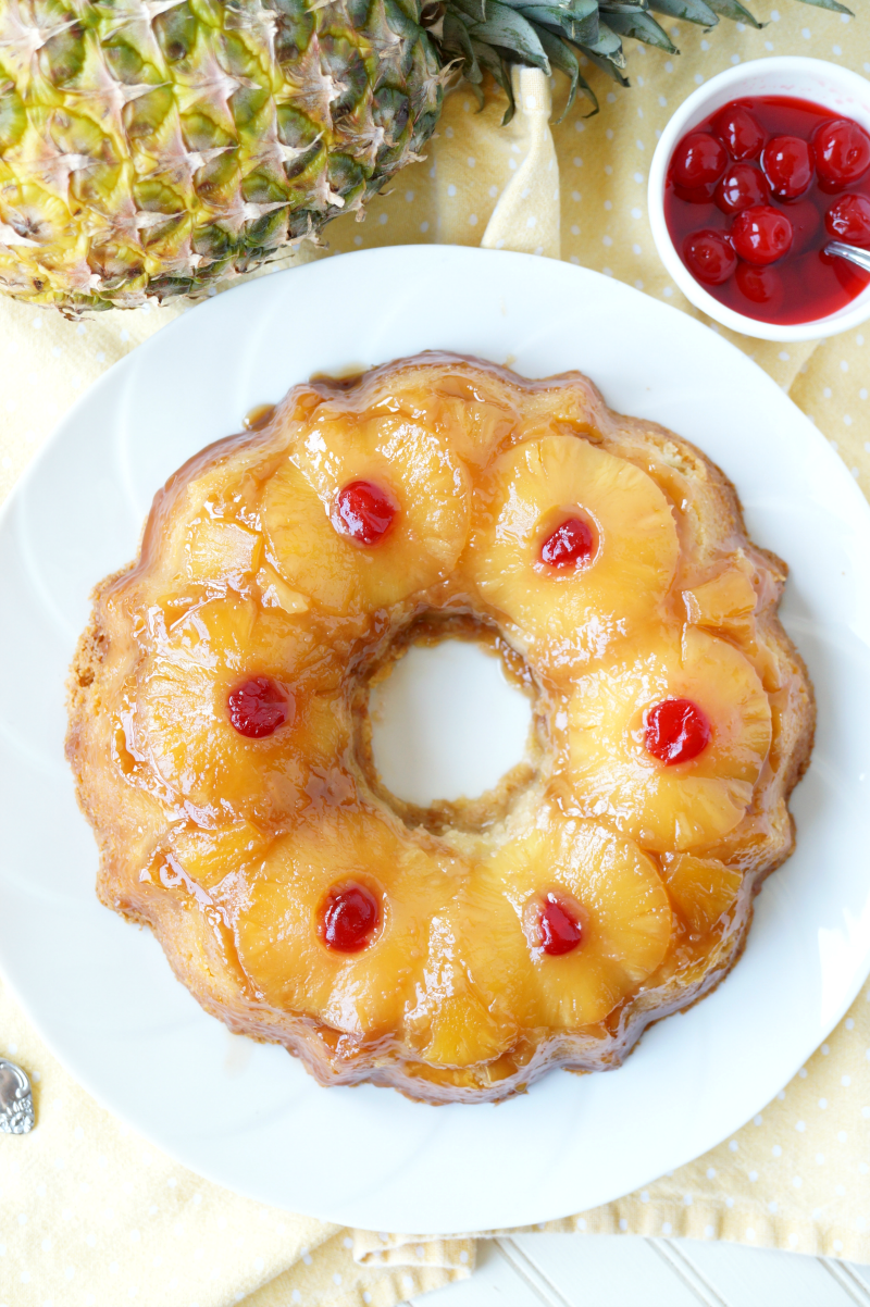 Pineapple Upside Down Bundt Cake The Baking Fairy