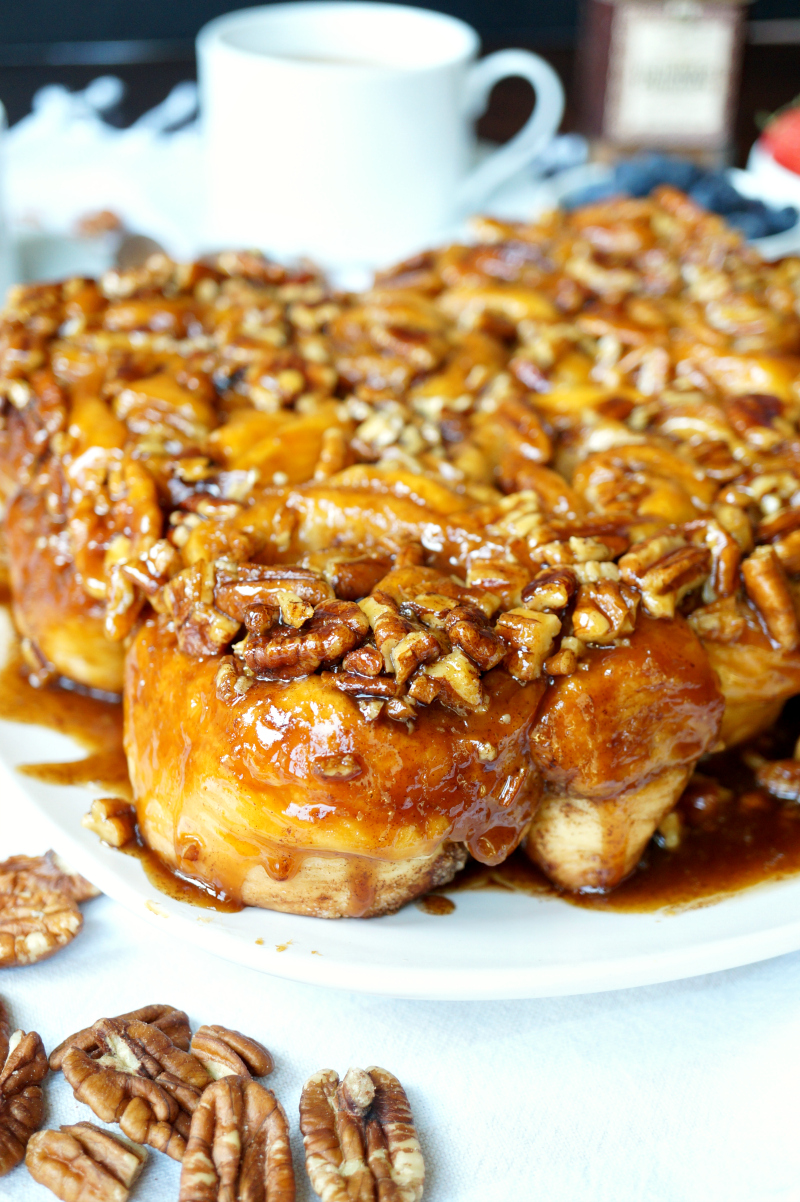 brown sugar pecan sticky buns | The Baking Fairy