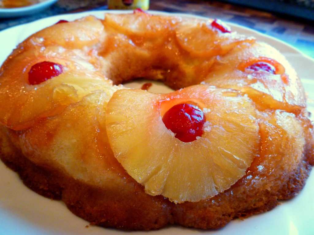 pineapple upside-down bundt cake | The Baking Fairy