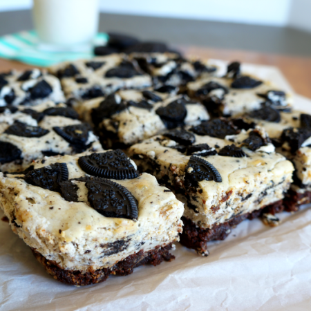 oreo cheesecake brownie bars - The Baking Fairy