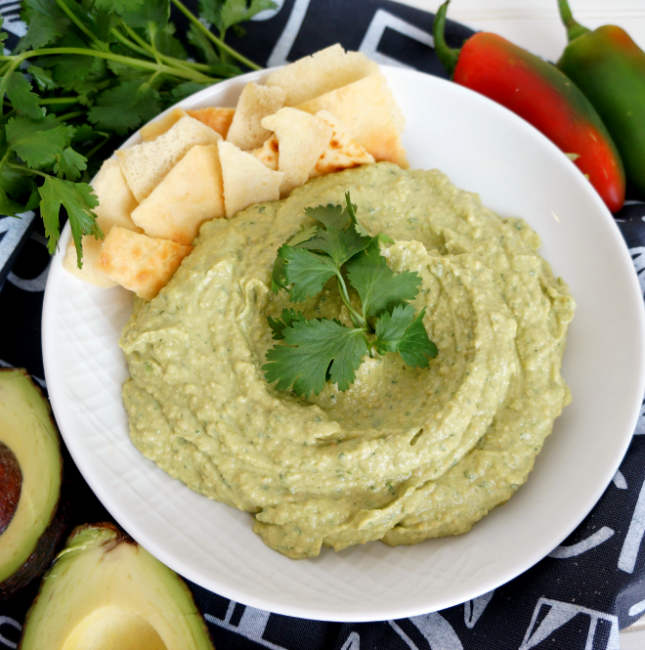 guacamole hummus | The Baking Fairy