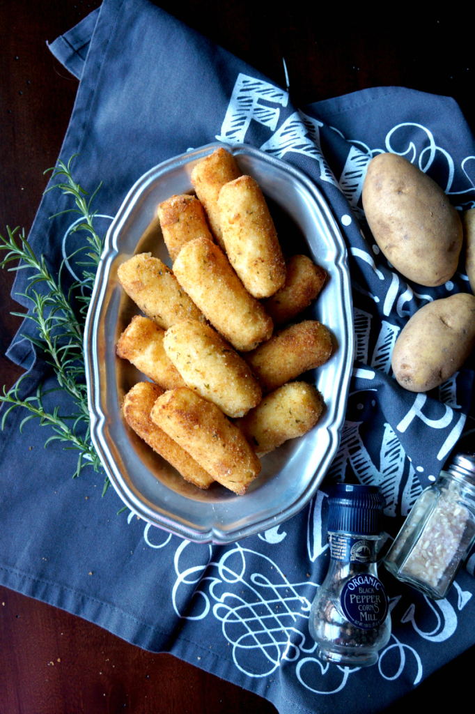 crispy potato croquettes - The Baking Fairy