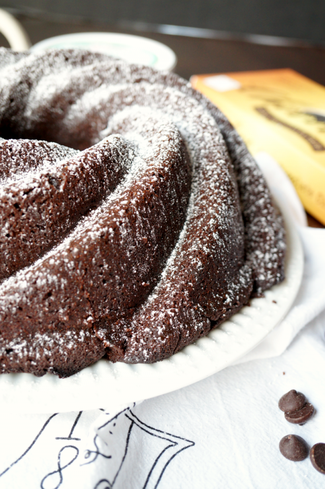 chocolate mascarpone bundt cake - The Baking Fairy