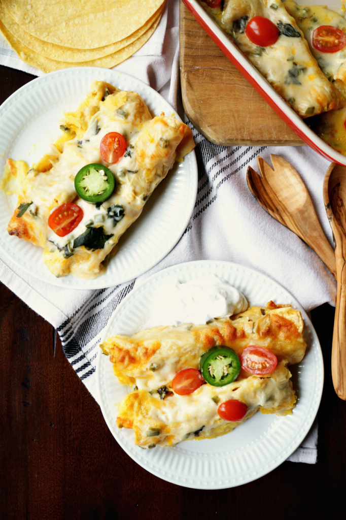 creamy shrimp enchiladas - The Baking Fairy