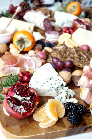 winter harvest cheese board - The Baking Fairy