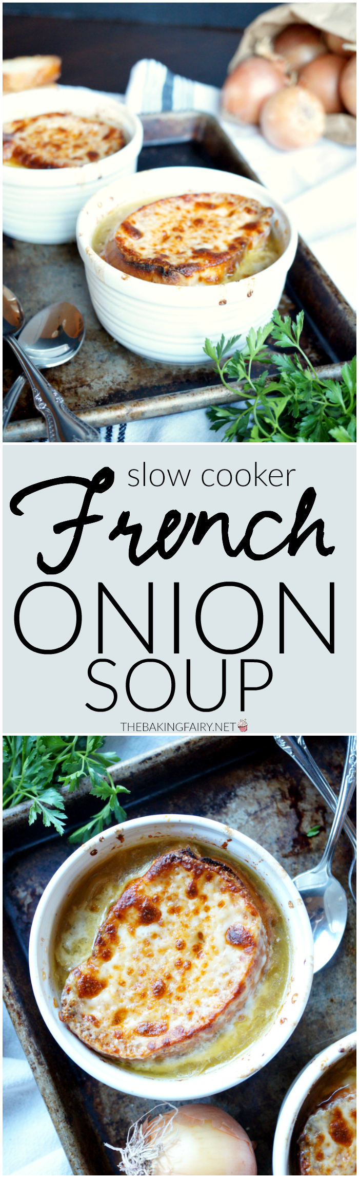 French Onion Soup - Easy Slow Cooker Recipe - The Magical Slow Cooker
