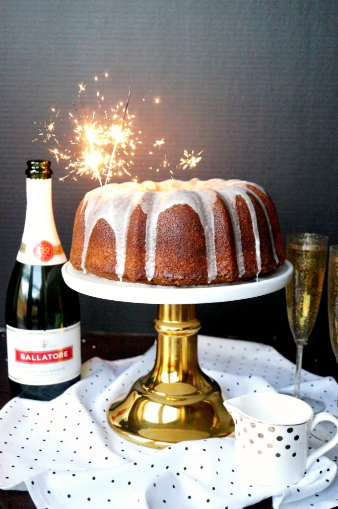 sparkling champagne bundt cake - The Baking Fairy