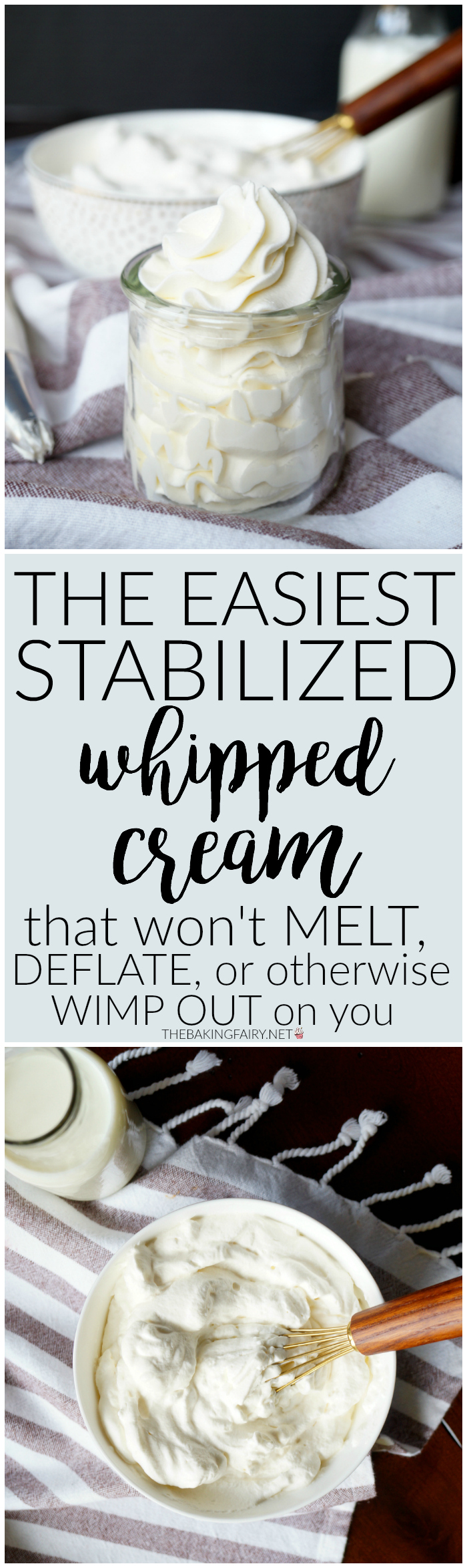 How To Make Stabilized Whipped Cream - Live Well Bake Often