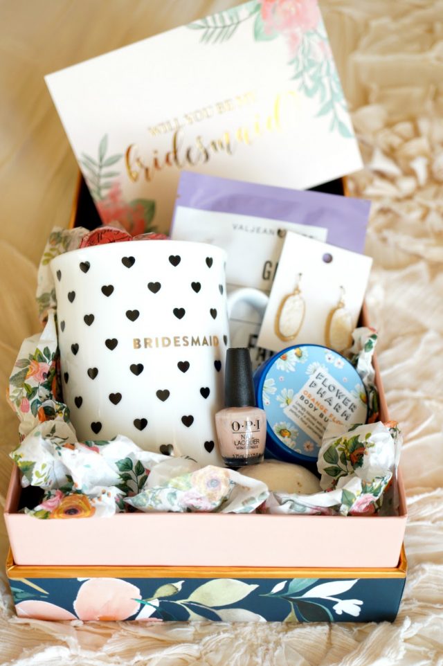 bridesmaid proposal boxes - The Baking Fairy