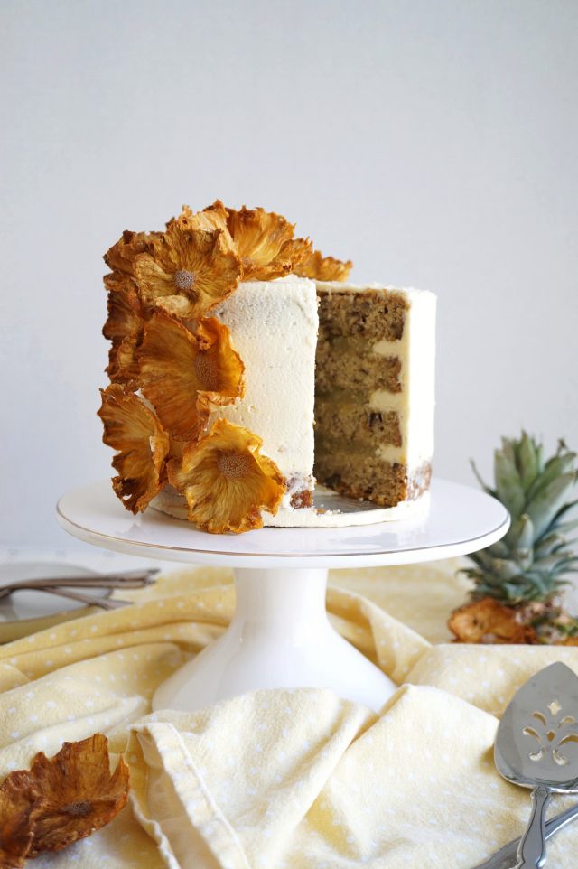 vegan hummingbird layer cake - The Baking Fairy