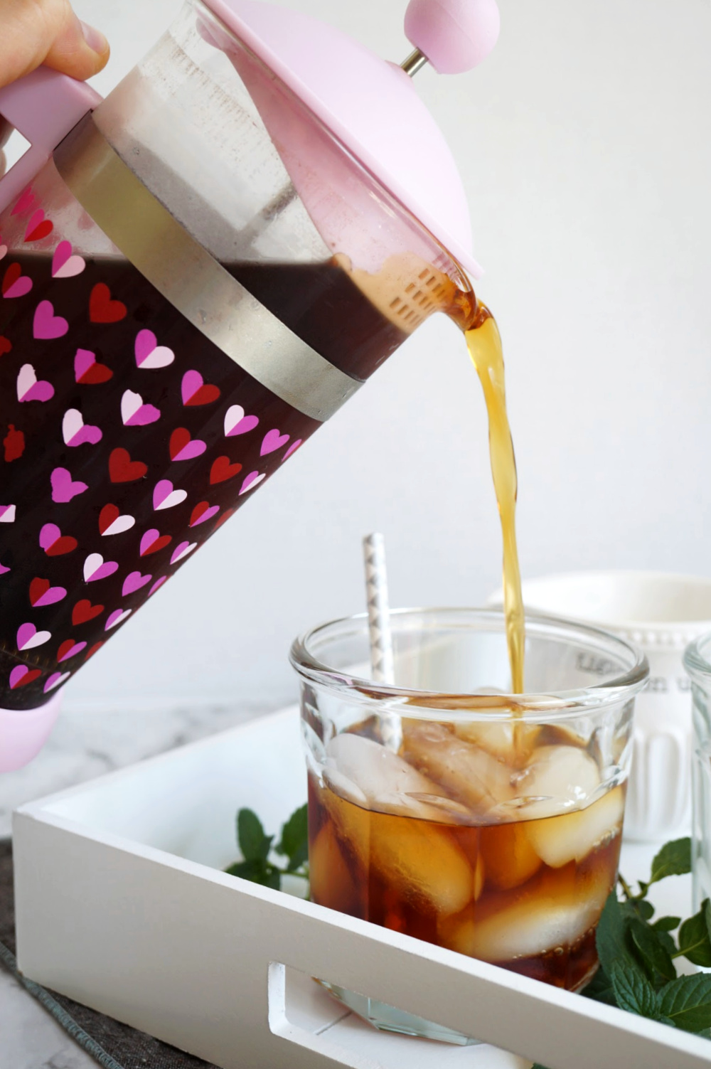 easy French press cold brew coffee - The Baking Fairy