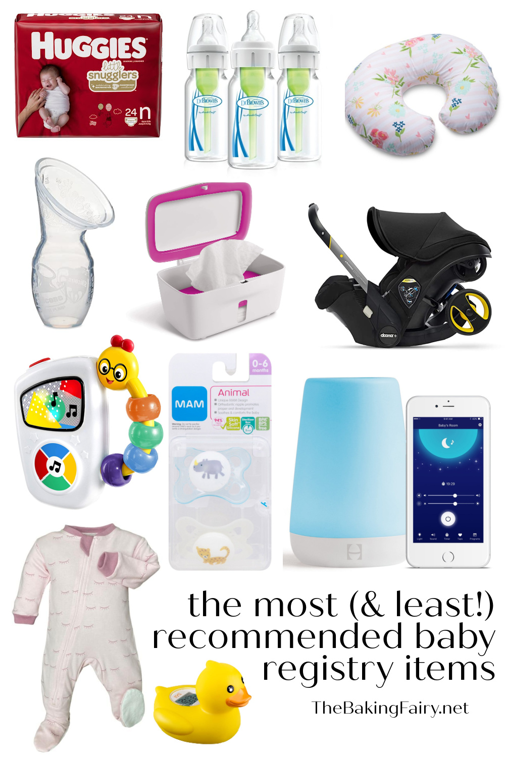 the most (and least!) recommended baby registry items - The Baking